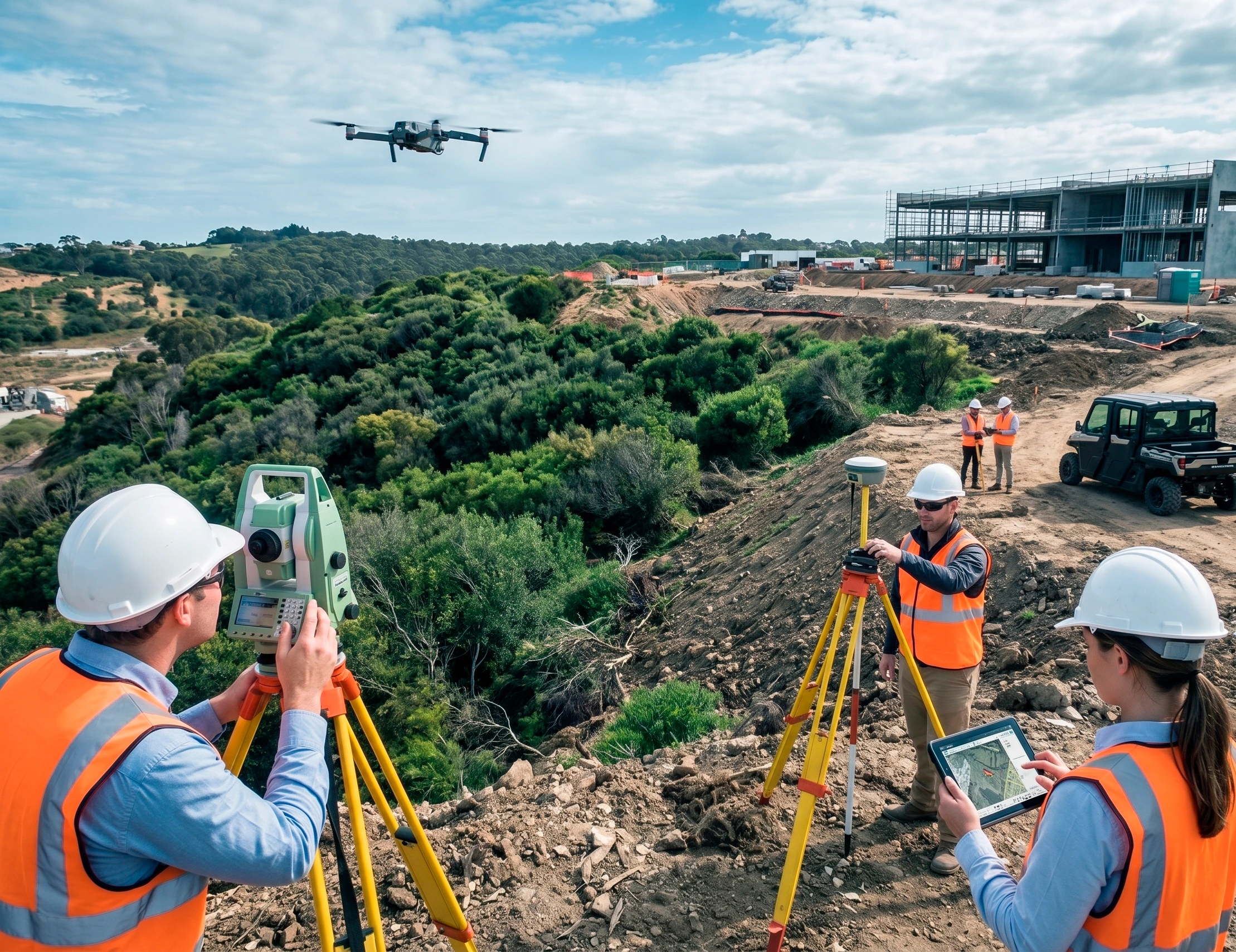 Levantamiento topográfico para visita técnica